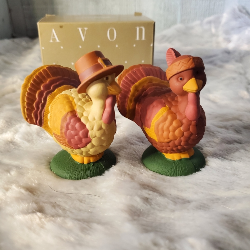 Avon Turkey Twosome Salt and Pepper Shakers